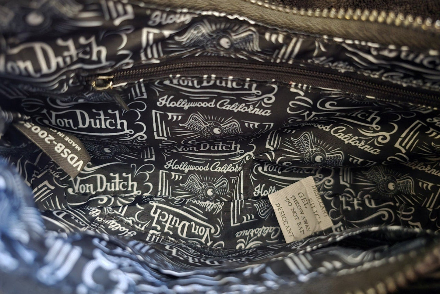 Von Dutch Grey Cheetah Shoulder Bag NWT Limited Edition Rare