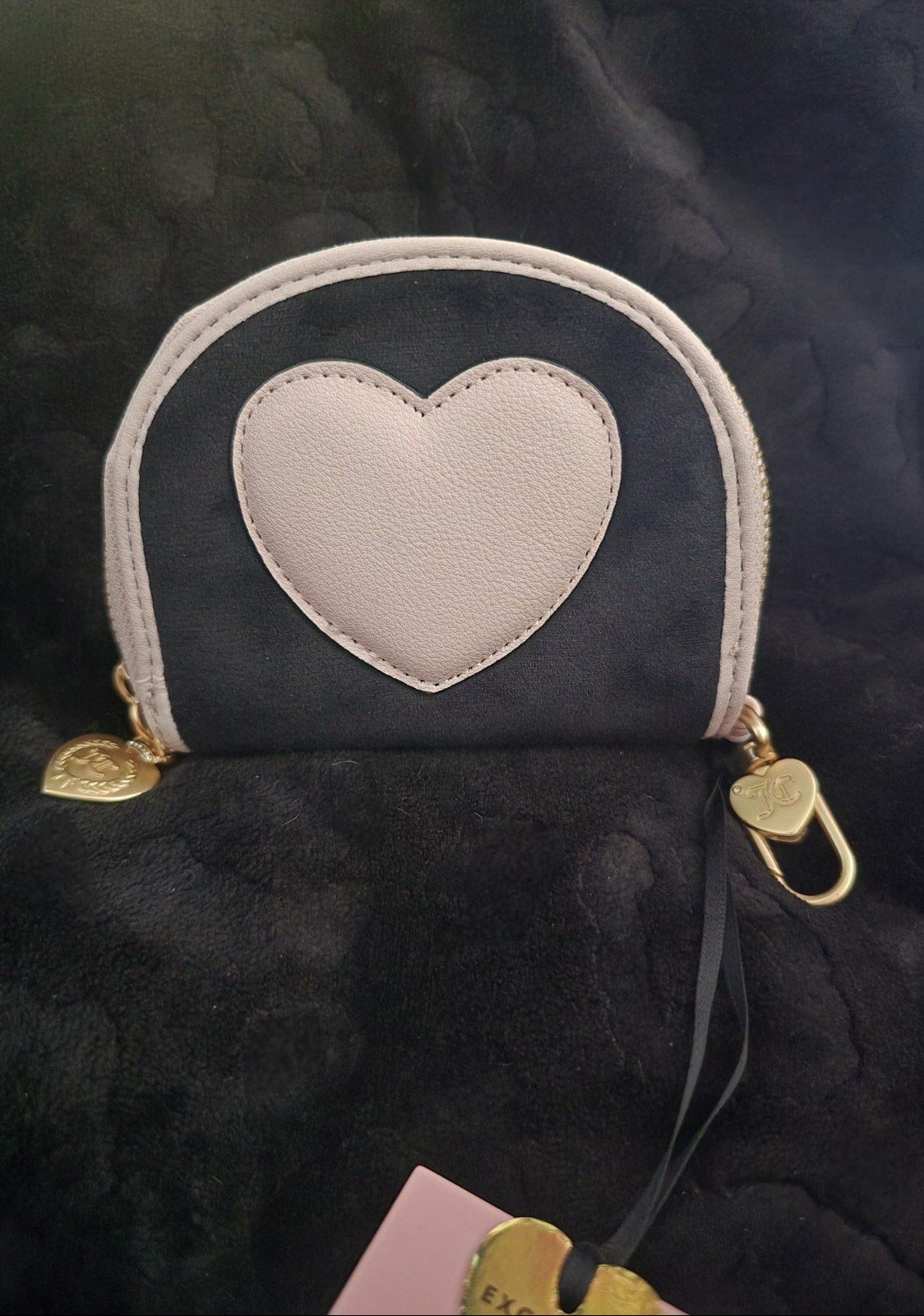 Juicy Couture Juicy Tale Bowler Bag & Wallet Set In Black Liquorice NWT Viral