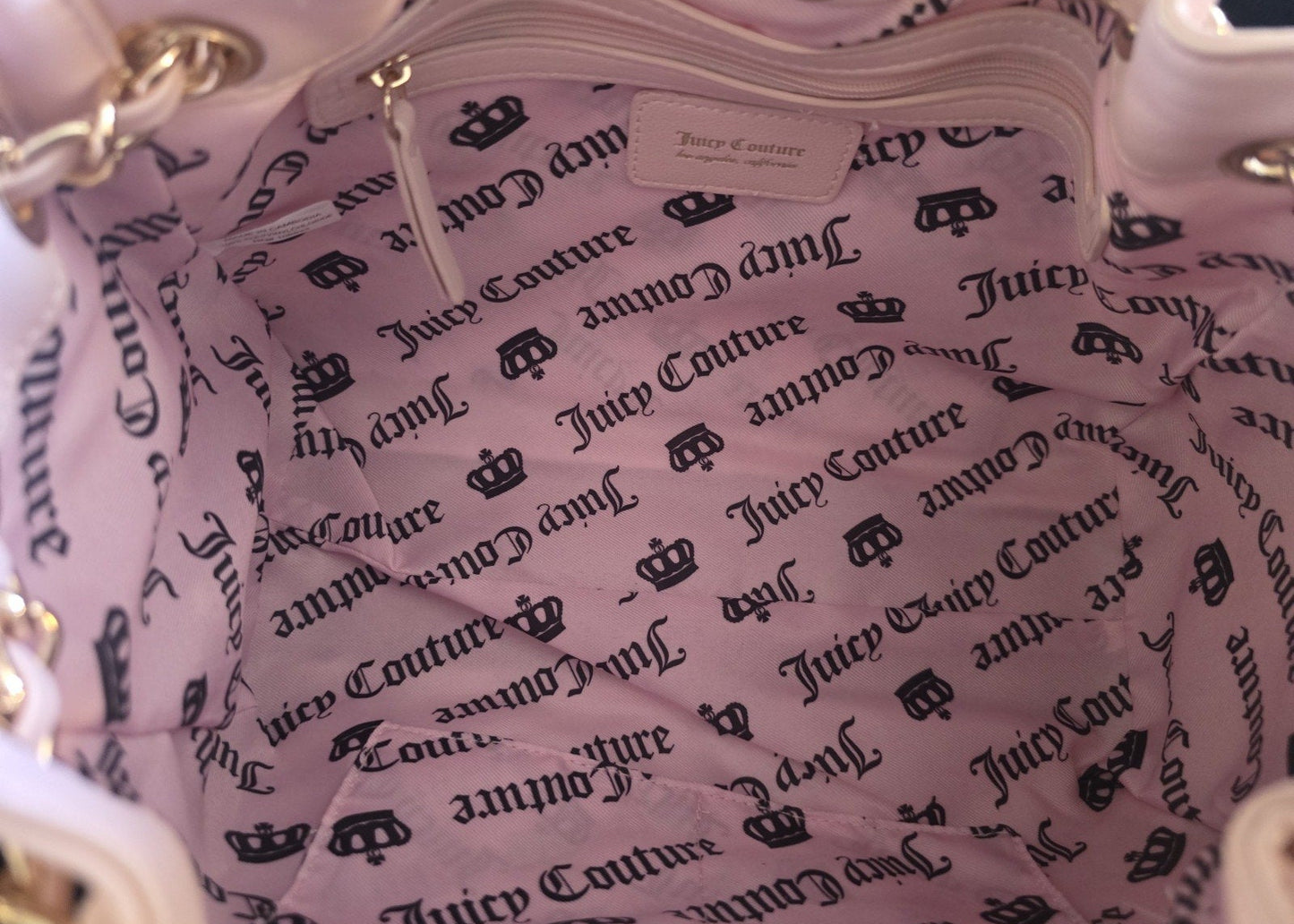 Juicy Couture Fashion Icon Bucket Bag In Powder Blush Pink NWT Viral Limited