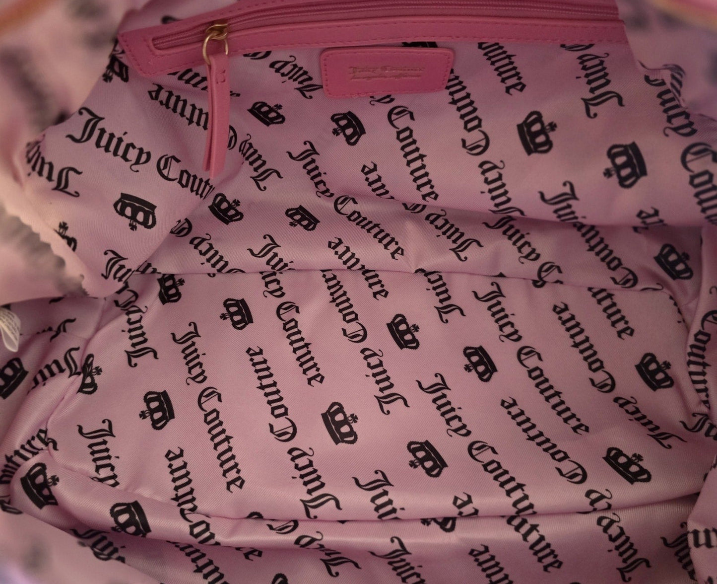 Juicy Couture Juicy Tale Bowler Bag Sandstone & Pink New Viral Limited Edition