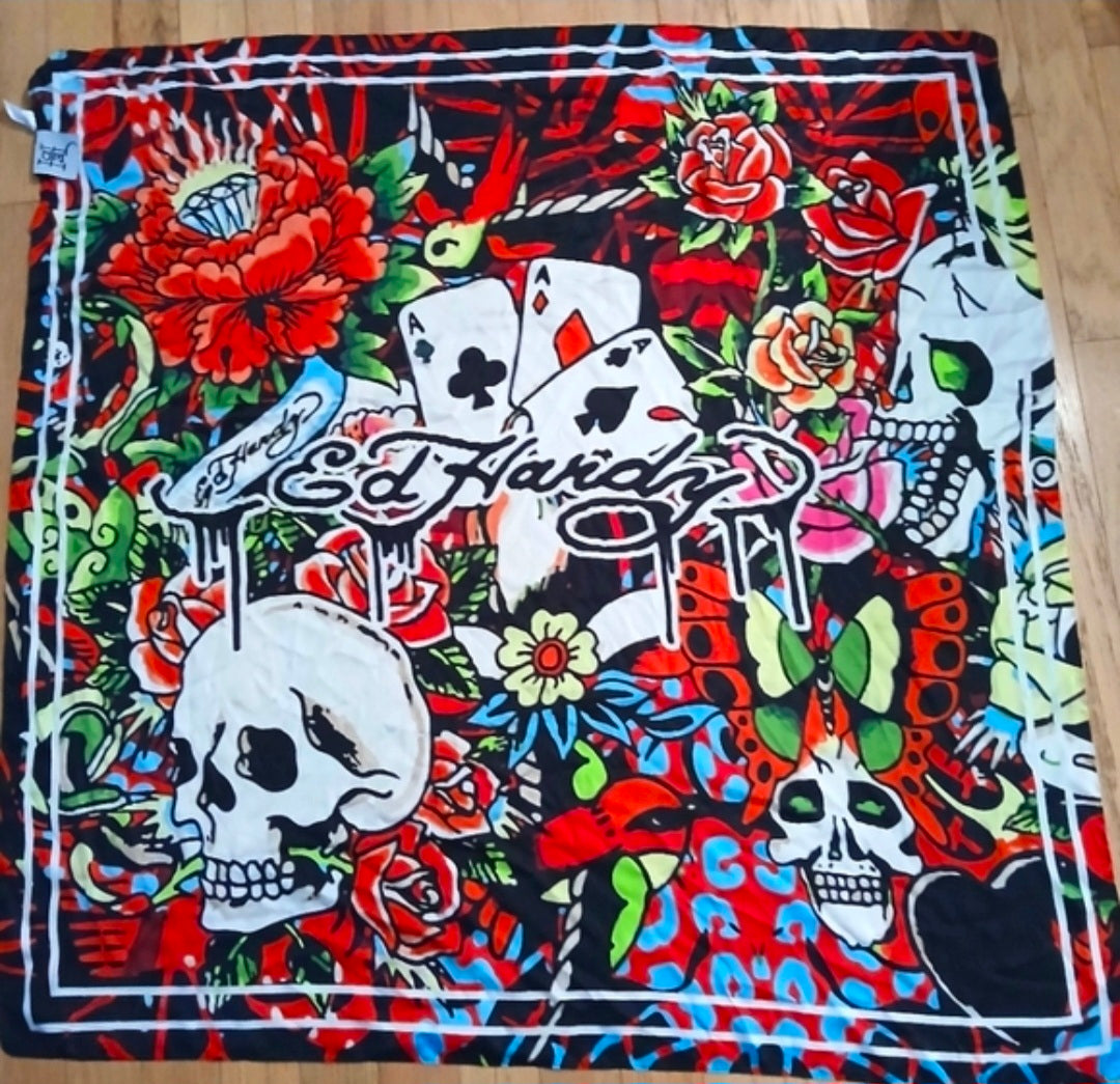 Ed Hardy Cards Scarf
