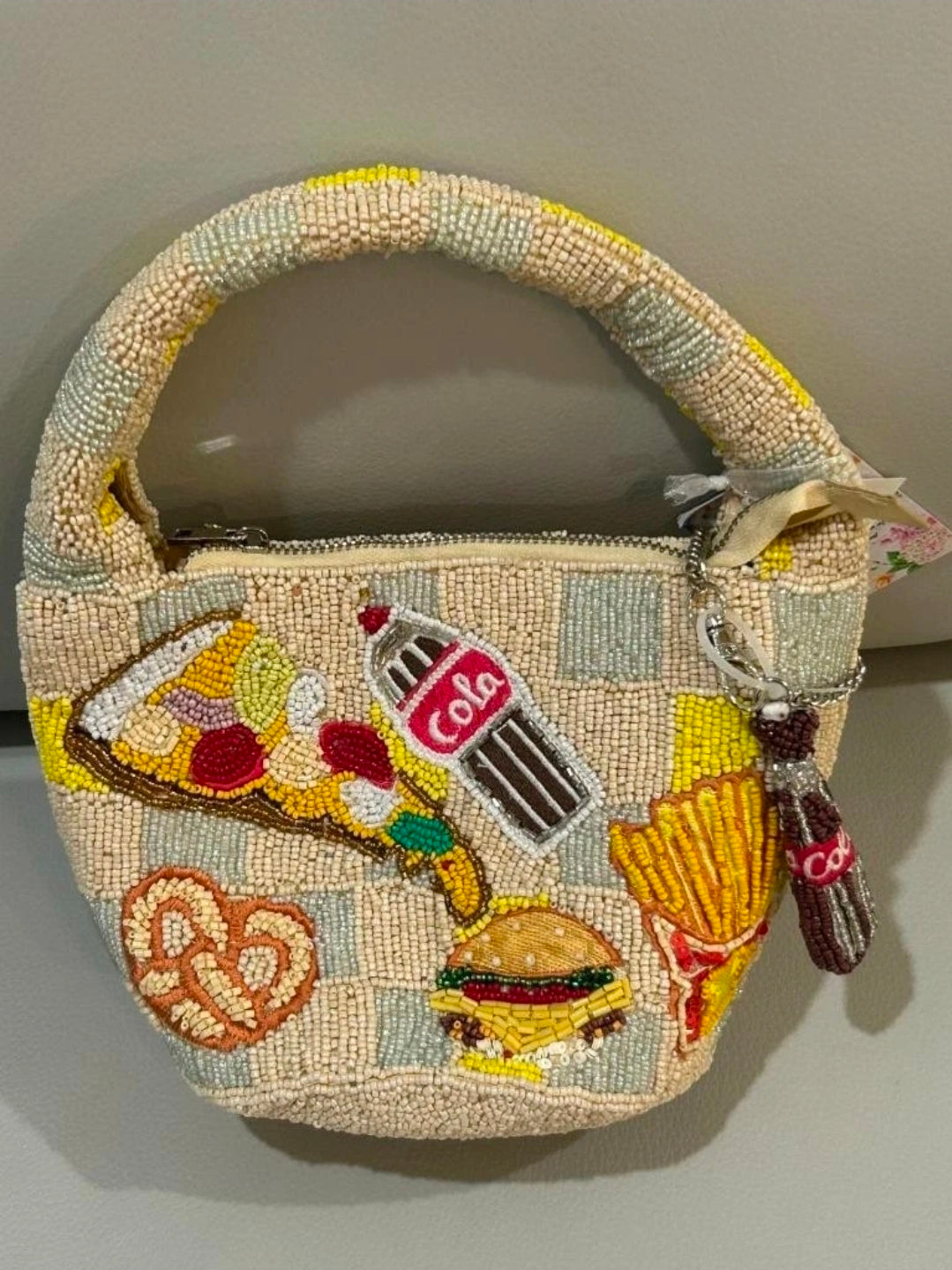 Cola Beaded Bag