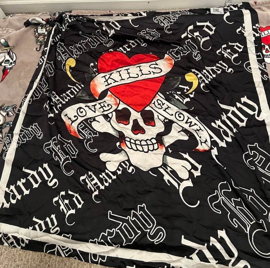 Ed Hardy Love Kills Slowly Scarf