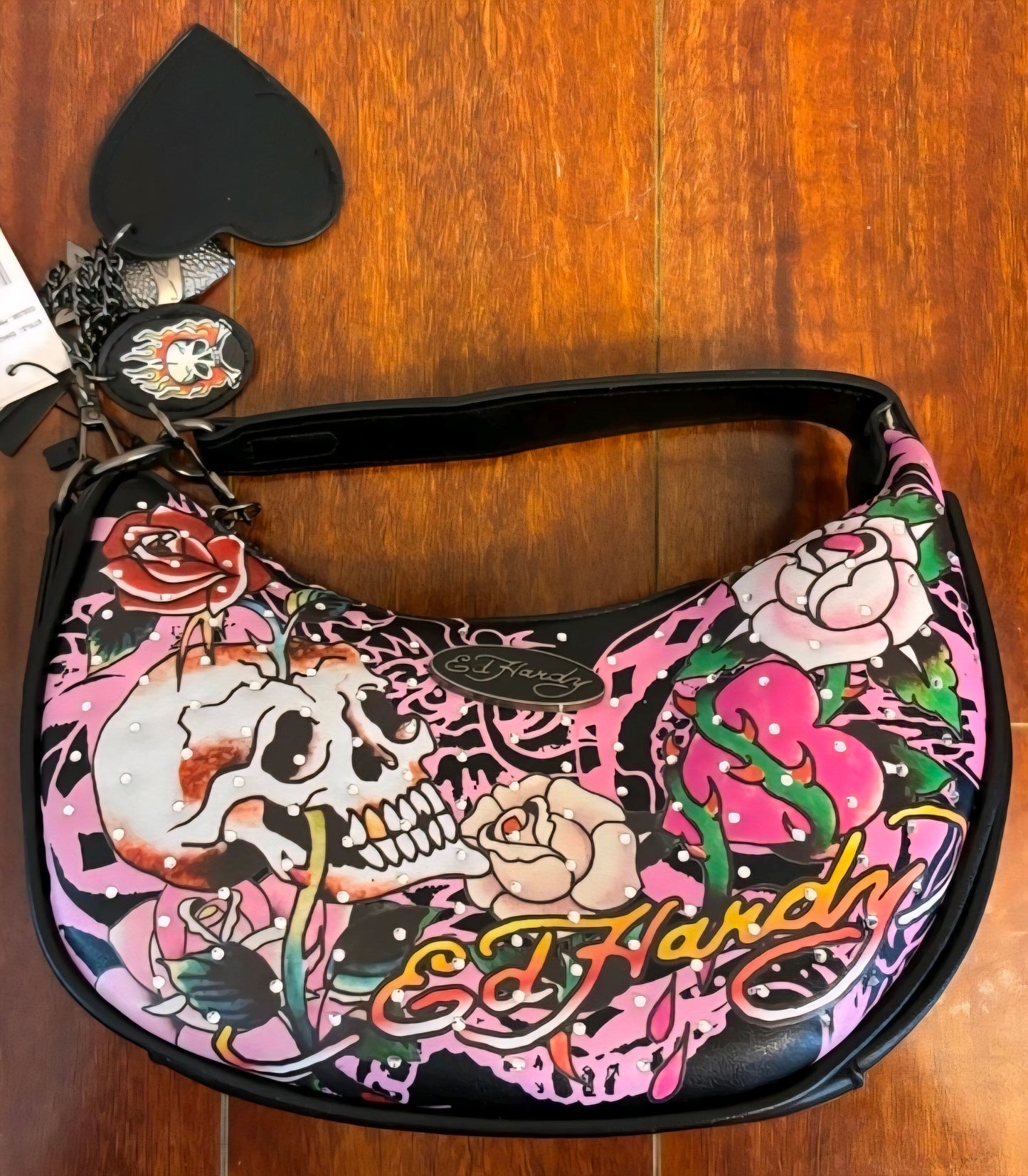 Ed Hardy Rose Handbag