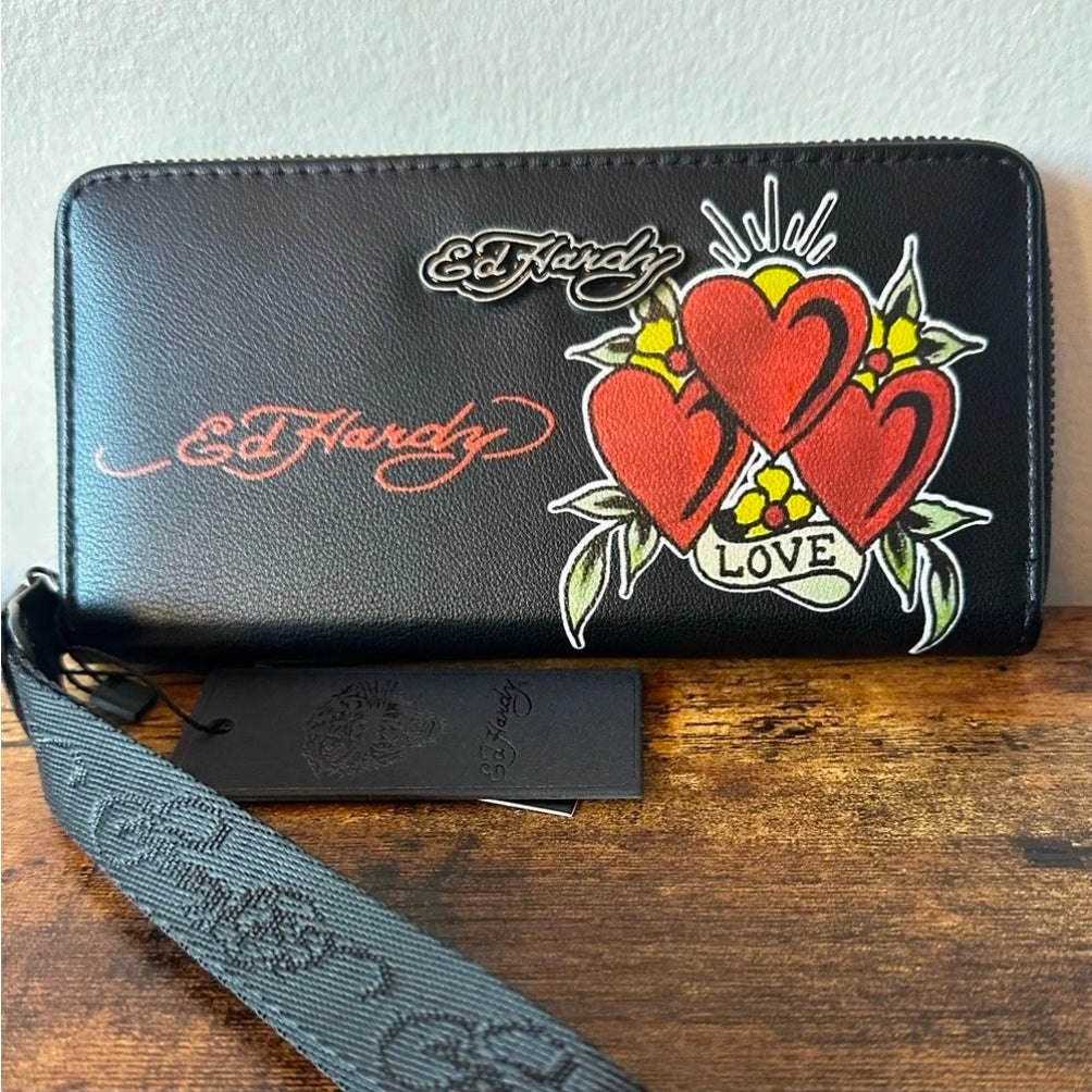 Ed Hardy Eternal Love Wallet
