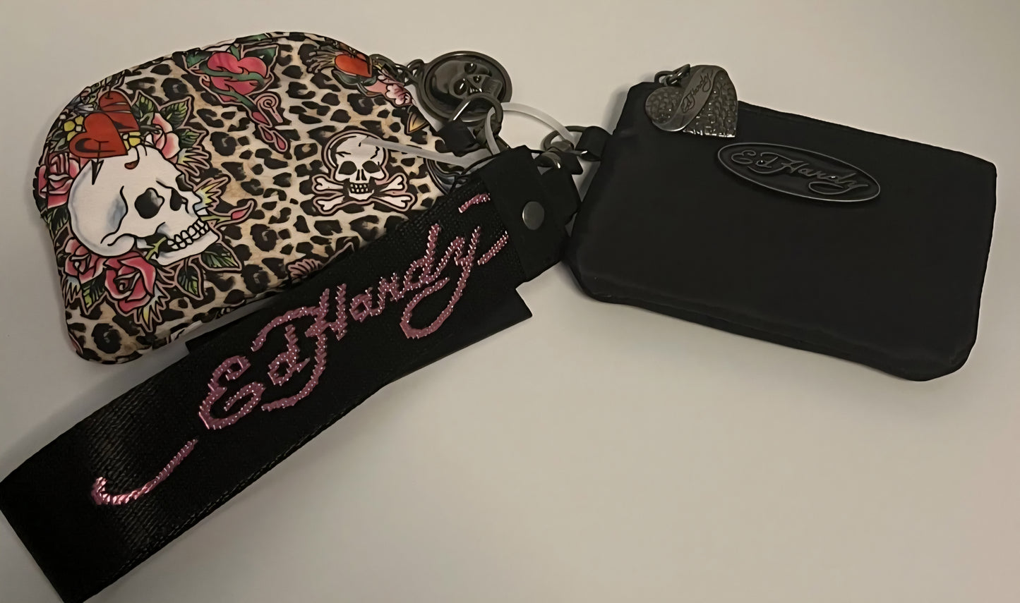 Ed Hardy Leopard Dual Pouch