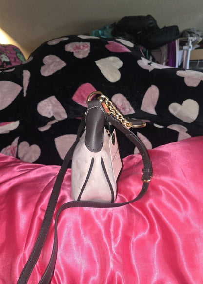 Juicy Couture Key To Juicy Shoulder Bag – Dusty Blush (Removable Crossbody Strap) 🌸