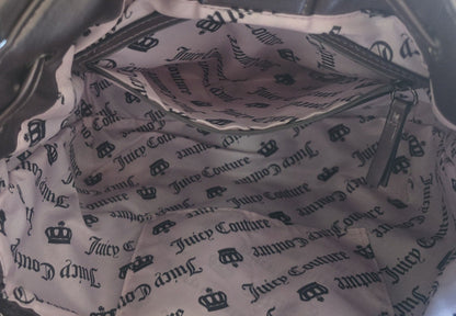 Juicy Couture Lover's Club Daydreamer Tote –  Black Liquorice & Gunmetal - Rare🖤