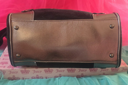 Juicy Couture Lover's Club Daydreamer Tote –  Black Liquorice & Gunmetal - Rare🖤