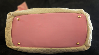 Juicy Couture Juicy Tale Bowler Bag Sandstone & Pink New Viral Limited Edition