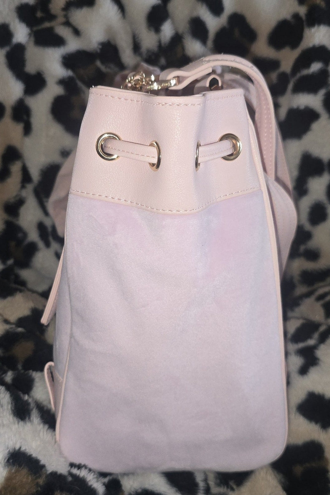 Juicy Couture Classic Scottie Dogs Daydreamer Tote Lilac Mist Large Velour Y2K Shoulder Bag NWT