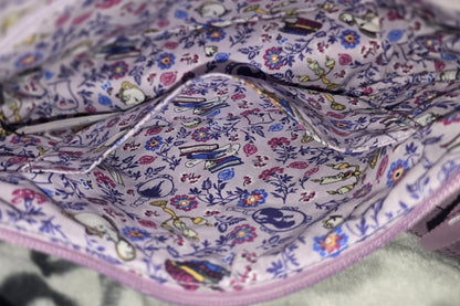 Vera Bradley Disney's Beauty & the Beast Floral Embroidered Quilted Shoulder Bag