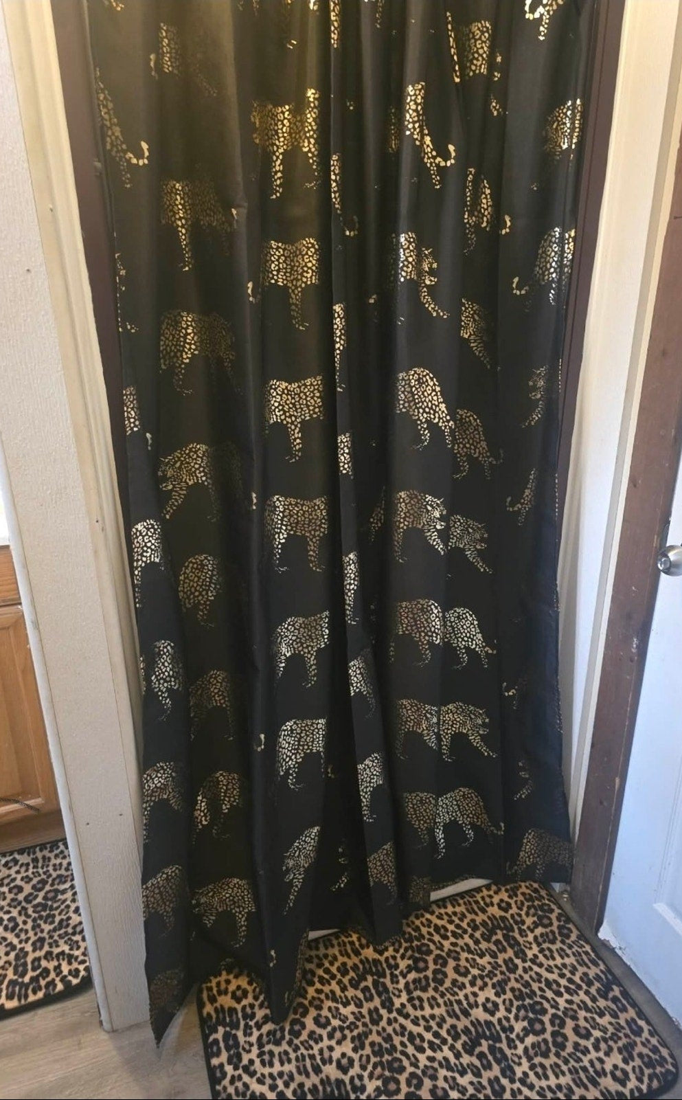 Juicy Couture Black Leopard Bathroom Glow‑Up Set