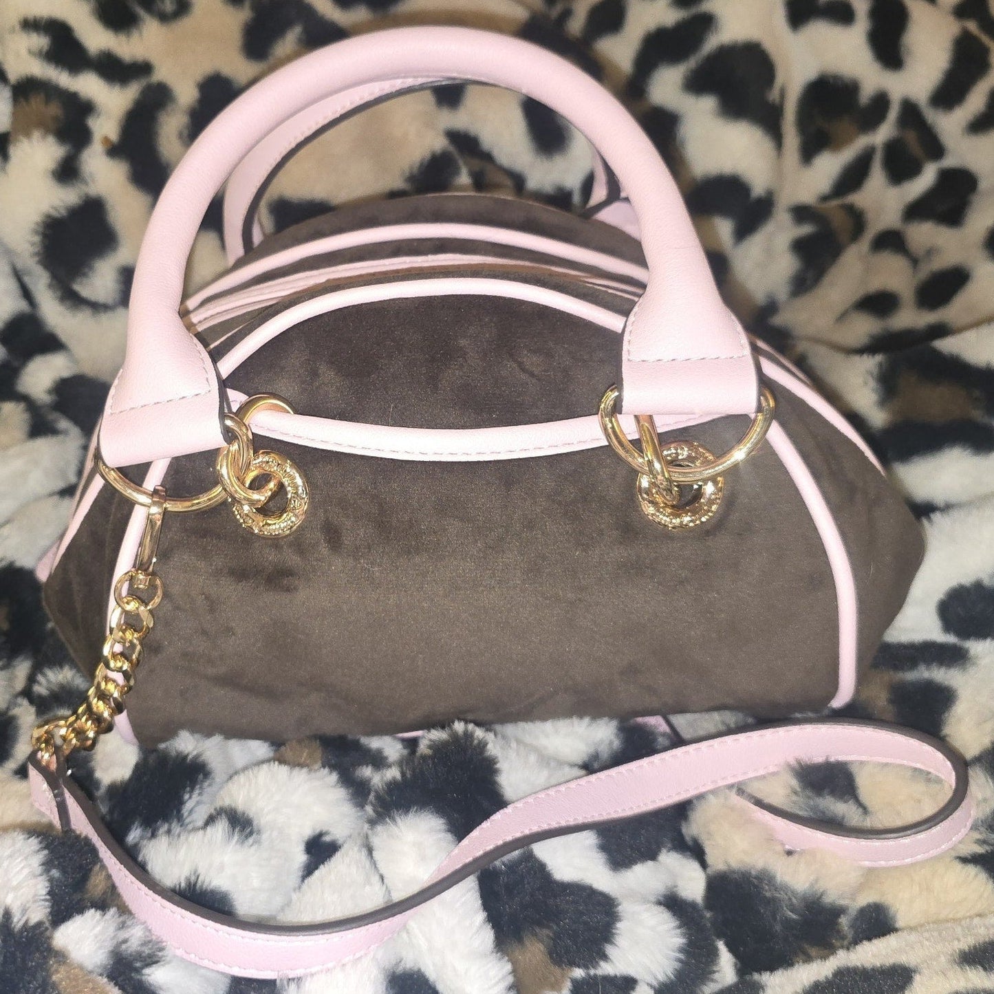 Juicy Couture Classic Scottie Dogs Satchel & Wallet Set Crossbody NWT Viral Rare