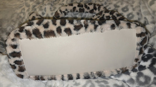 Juicy Couture Snow Leopard Tote With Charm Large Viral Cheetah NWT