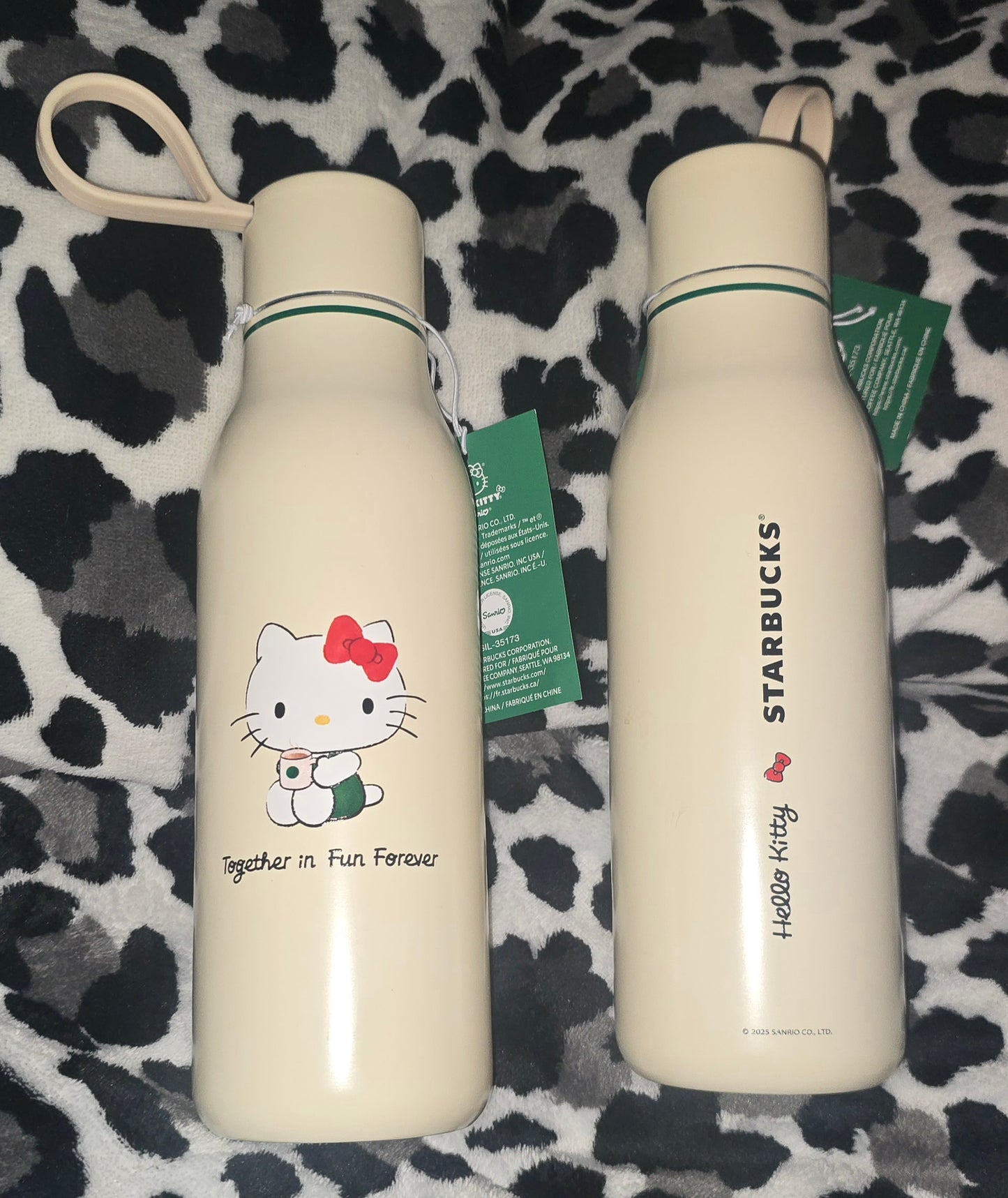 Starbucks Hello Kitty 20 oz Stainless Steel Water Bottle – Together in Fun Forever🎀