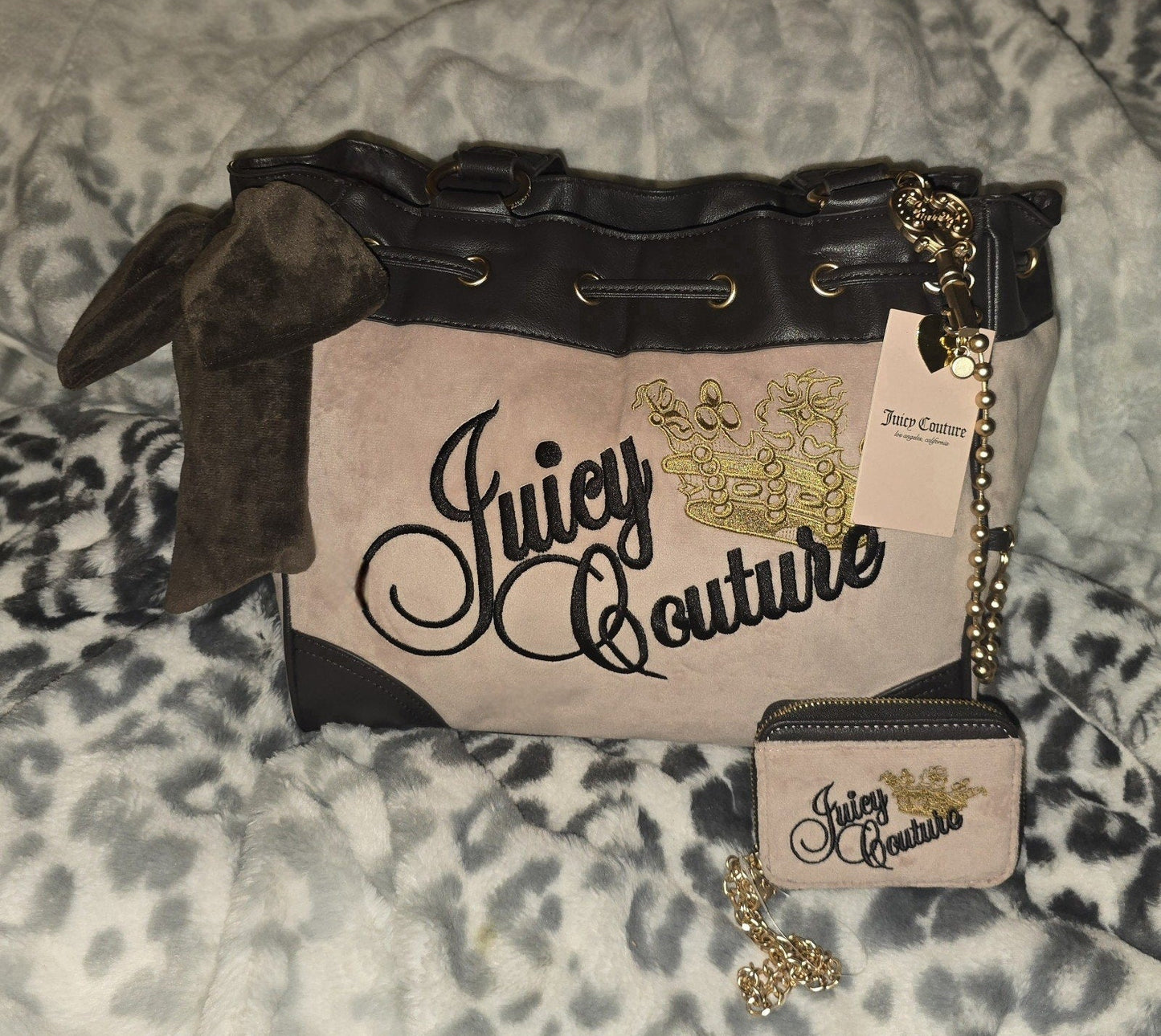 Juicy Couture Key To Juicy Daydreamer Tote & Wallet Set – Dusty Blush Pink Viral (Rare NWT) 🌸