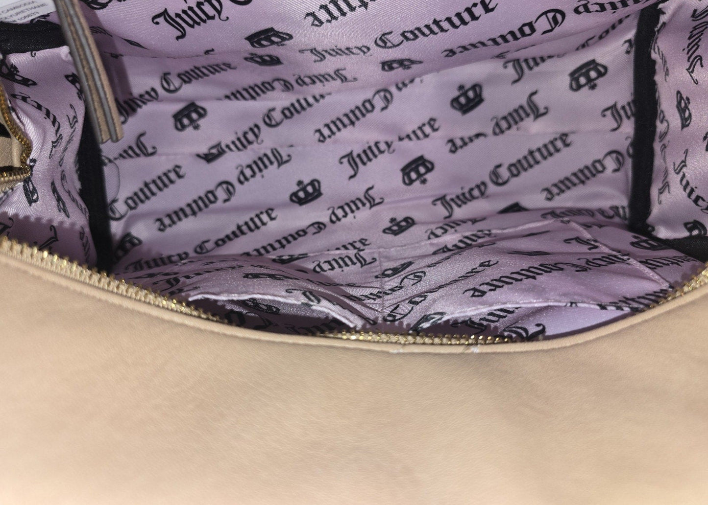 Juicy Couture Pecan Romance Satchel & Matching Wallet – Leather Bow Charm 👜