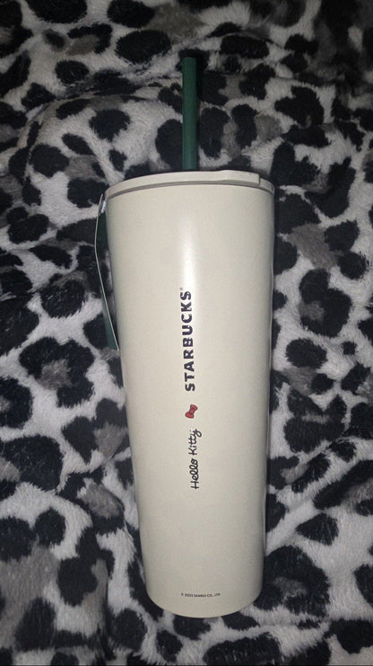 Starbucks Hello Kitty 26 oz Stainless Steel Cold Cup – Together in Fun Forever 🎀