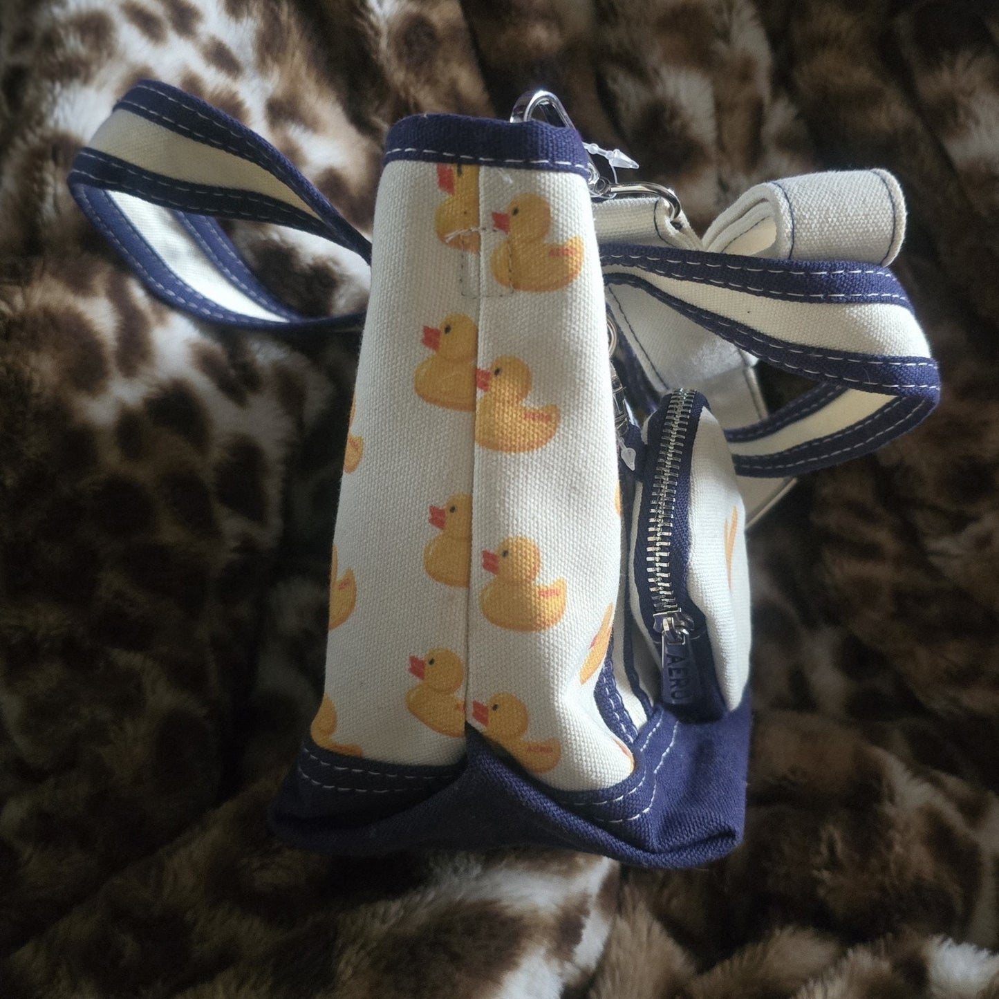 Aeropostale Rubber Duckie Canvas Tote NWT Viral