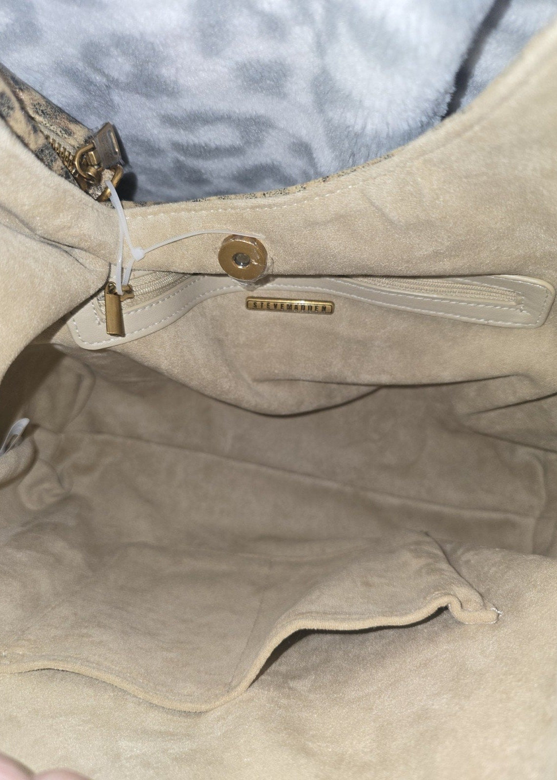 Steve Madden Bdempsy Metallic Leopard Hobo Handbag with Crossbody – 2 Bags in 1 ✨