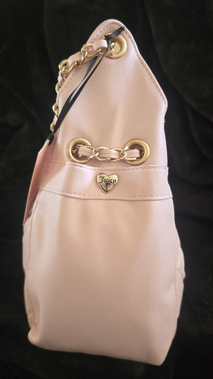 Juicy Couture Fashion Icon Bucket Bag In Powder Blush Pink NWT Viral Limited