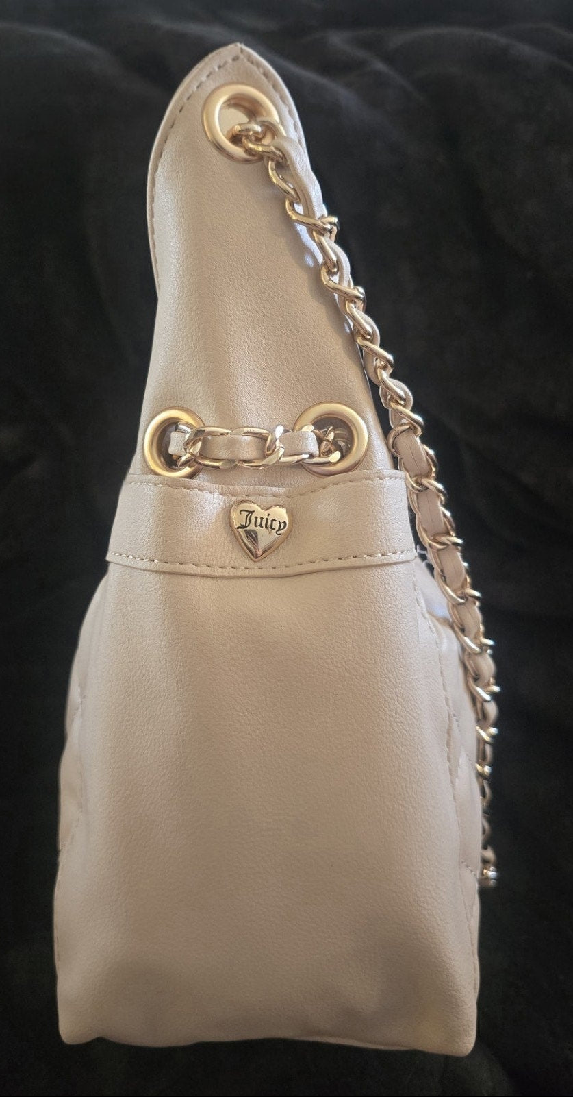 Juicy Couture Fashion Icon Bucket Bag Sandstone Beige NWT Viral Limited Edition
