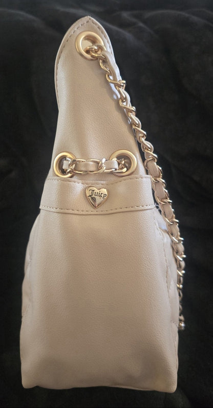 Juicy Couture Fashion Icon Bucket Bag Sandstone Beige NWT Viral Limited Edition