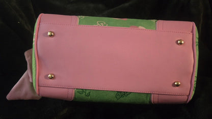 Juicy Couture Retro Cherry Daydreamer Tote Retro Green Multi Large Velour Y2K Cherry Shoulder Bag NWT