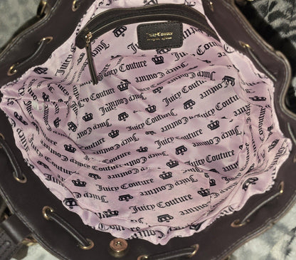 Juicy Couture Classic Scottie Dogs Daydreamer Tote – Crystal White & Chocolate (NWT)👜