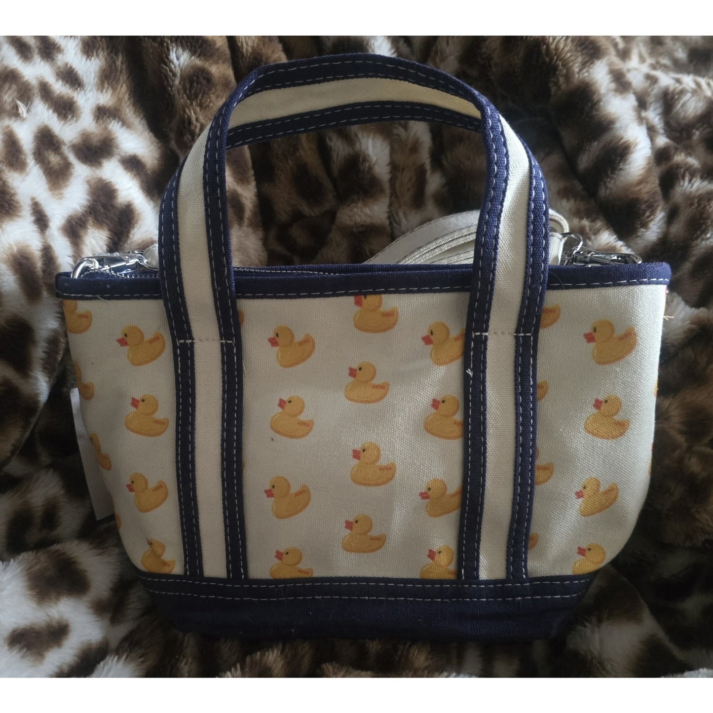 Aeropostale Rubber Duckie Canvas Tote NWT Viral