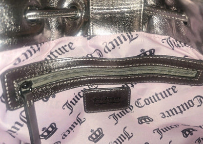 Juicy Couture Classic Scottie Dog Daydreamer Tote Black Silver NWT VIRAL HTF