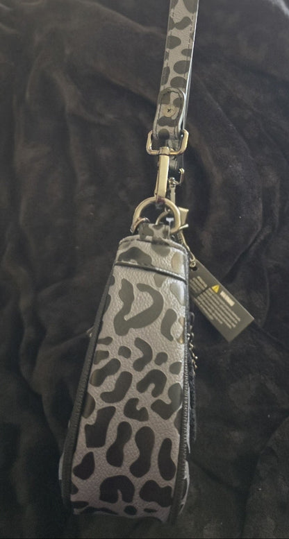 Von Dutch Grey Cheetah Shoulder Bag NWT Limited Edition Rare