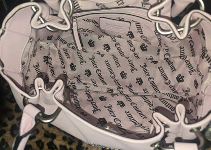 Juicy Couture Crown Satchel – Chiffon Pink Shoulder Bag