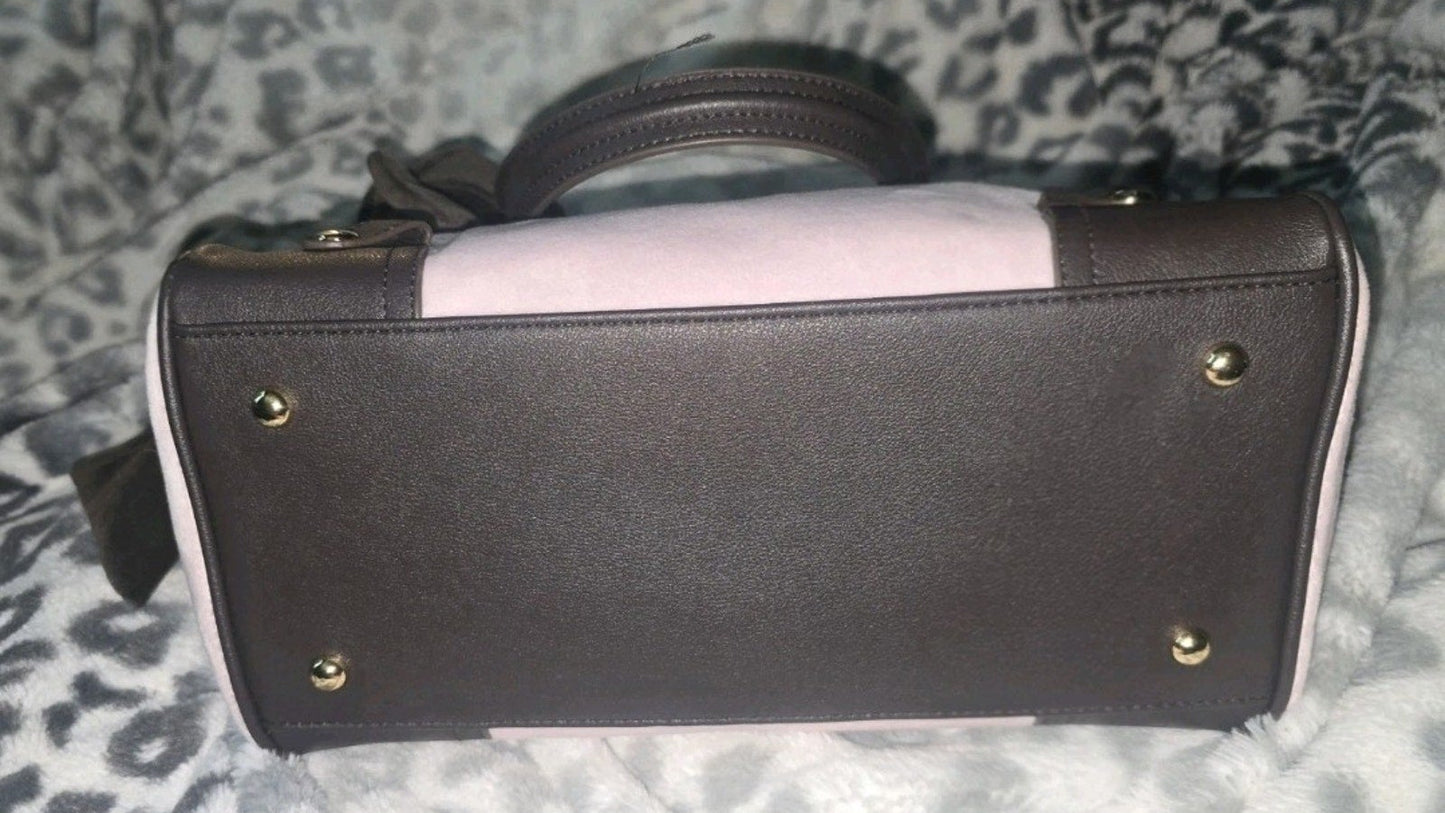 Juicy Couture Classic Scottie Dogs Daydreamer Tote & Wallet Set Pink Chiffon Large Velour Y2K Shoulder Bag NWT