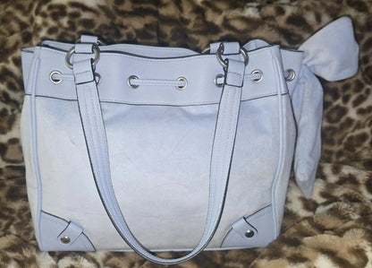 Juicy Couture Classic Lovers Daydreamer Tote Bag In Blue Star NWT VIRAL BOW