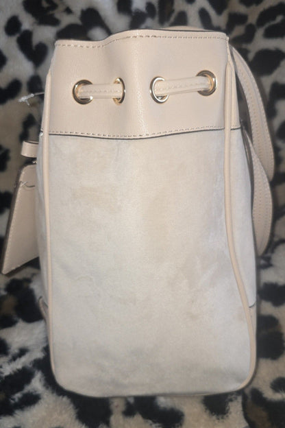 Juicy Couture Classic Scottie Dogs Daydreamer Tote Sandstone Chocolate Large Velour Y2K Shoulder Bag NWT