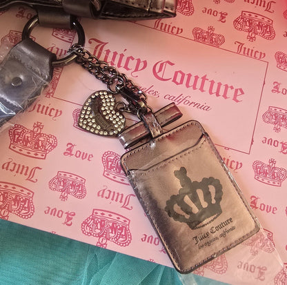 Juicy Couture Lover's Club Daydreamer Tote –  Black Liquorice & Gunmetal - Rare🖤