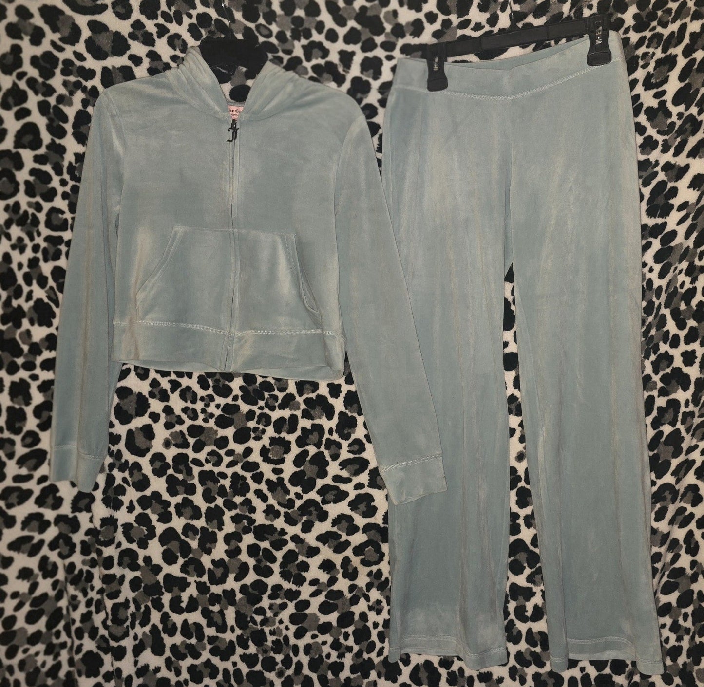Juicy Couture OG Bling Tracksuit Set – Pastel Turquoise, Size Large (Rare NWT) 💎