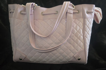 Juicy Couture Juicy Tale Daydreamer Tote Lilac Mist Large Velour Y2K Shoulder Bag NWT