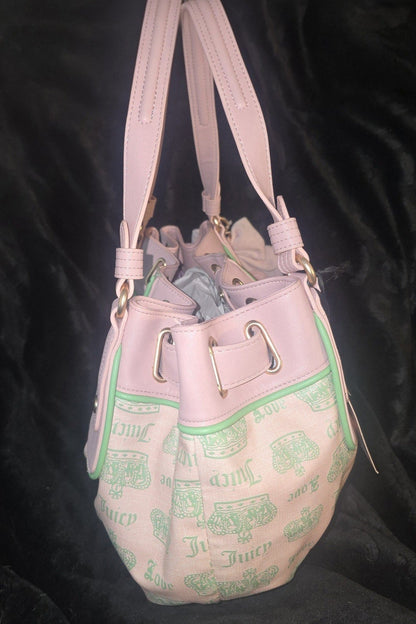 Juicy Couture Fan Club Satchel In Pink Diamond NWT Viral Limited Edition