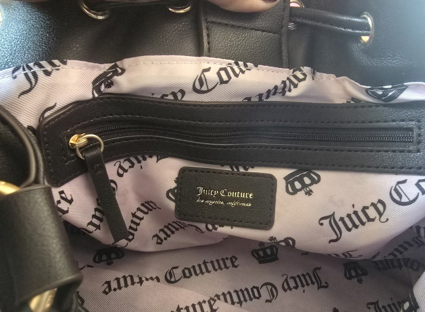 Juicy Couture Lover's Club Daydreamer Tote – Violet Tulle & Chocolate 💜