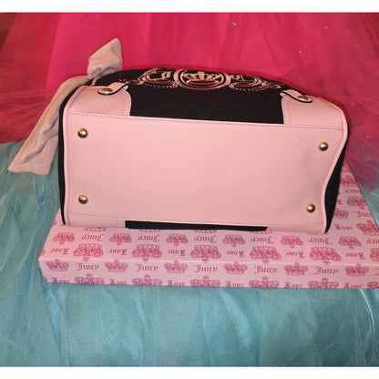 Juicy Couture Lover's Club Daydreamer Tote – Black Liquorice & Pink Diamond - Rare 🖤💗