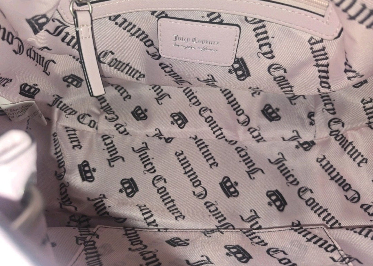 Juicy Couture Crown Satchel – Chiffon Pink Shoulder Bag