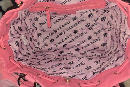 Juicy Couture Classic Scottie Dogs Daydreamer Tote Retro Green Large Velour Y2K Shoulder Bag NWT Viral Rare