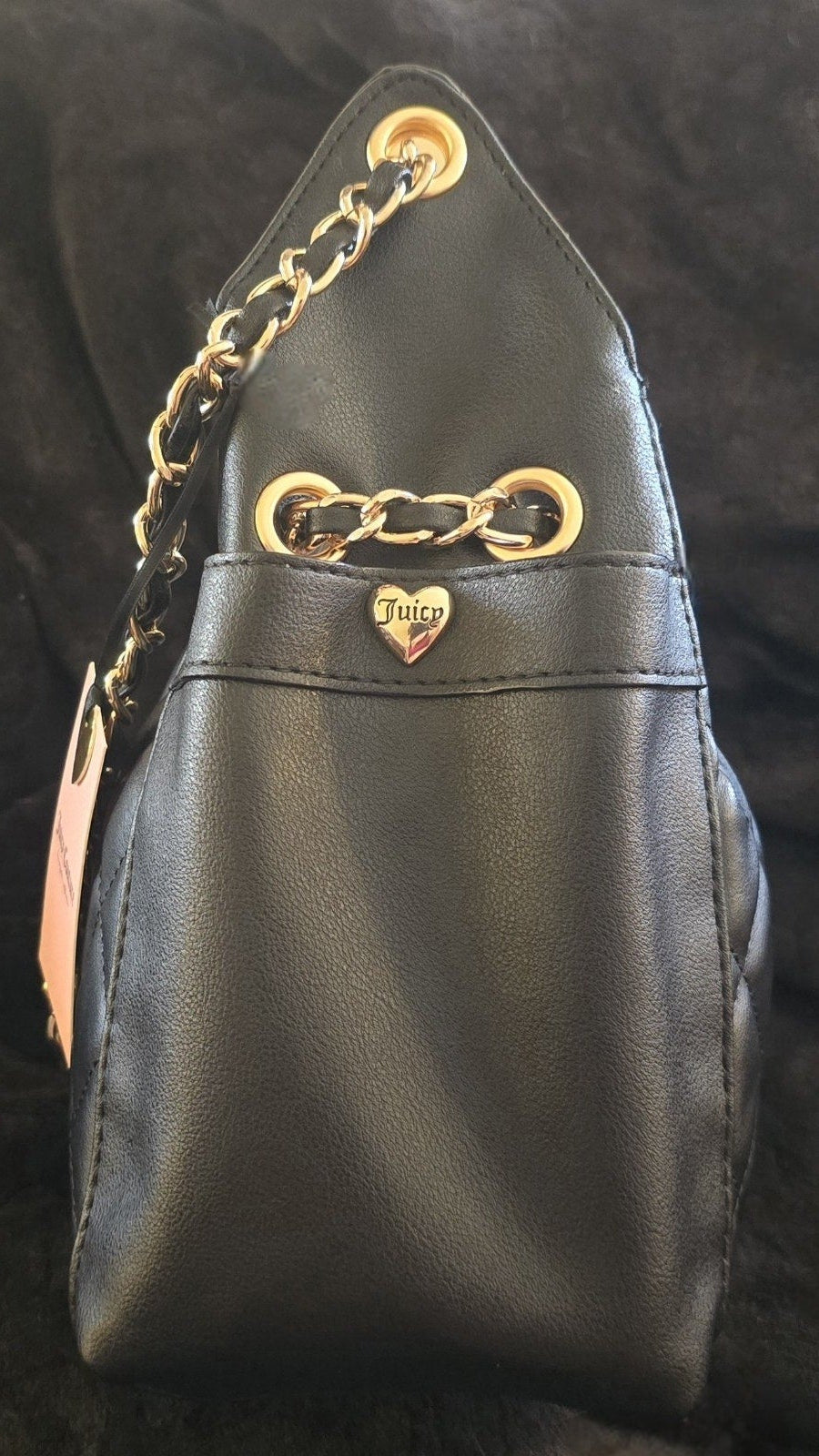 Juicy Couture Fashion Icon Bucket Bag Black Liquorice NWT Viral Limited Edition