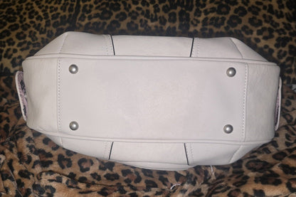 Juicy Couture Crown Satchel Shoulder Bag – Crystal White