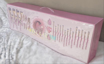 Glitz and Glam 31‑Piece Essentials Makeup Brush Collection – Limited Edition Gift Set