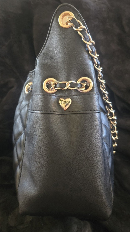 Juicy Couture Fashion Icon Bucket Bag Black Liquorice NWT Viral Limited Edition