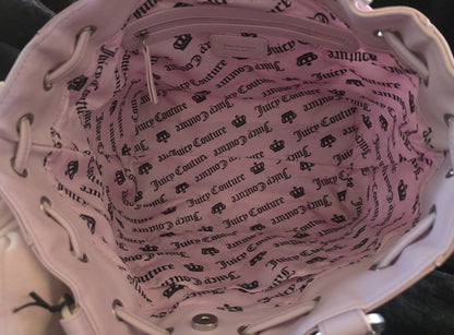 Juicy Couture Juicy Tale Daydreamer Tote Lilac Mist Large Velour Y2K Shoulder Bag NWT